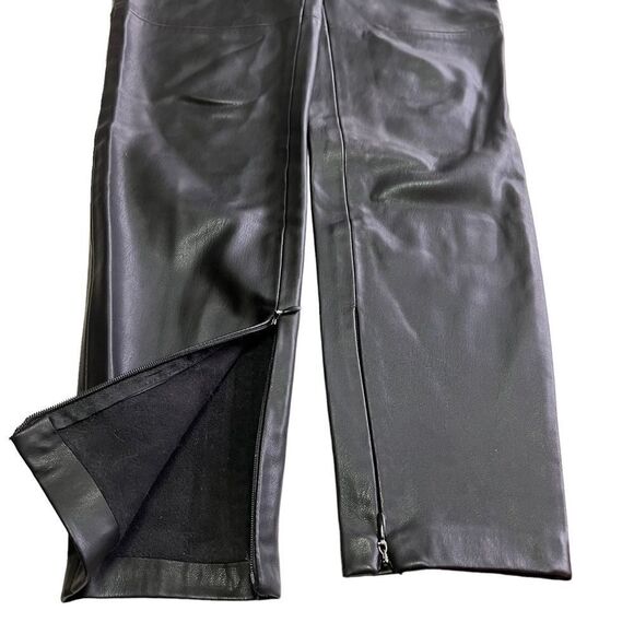 Vegan Leather Stretch Pants - Zafa Lasik - Sz: XS - Picture 3 of 6